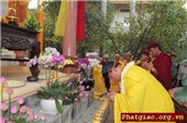 Đức Pháp Vương Gyalwang Drukpa cầu nguyện tại bảo tháp cố Đại lão HT.Thích Trí Tịnh